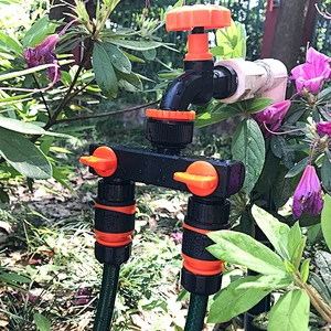 2 Way Garden Faucet Connector Hose Splitter Tap Adaptor For Water