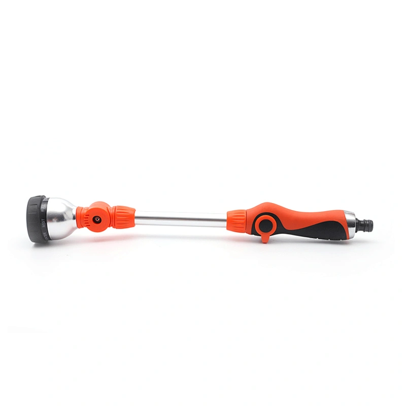 AL Plastic High Pressure Garden Lawn Irrigation 8 Functions Nozzle Water Spray Gun Wand