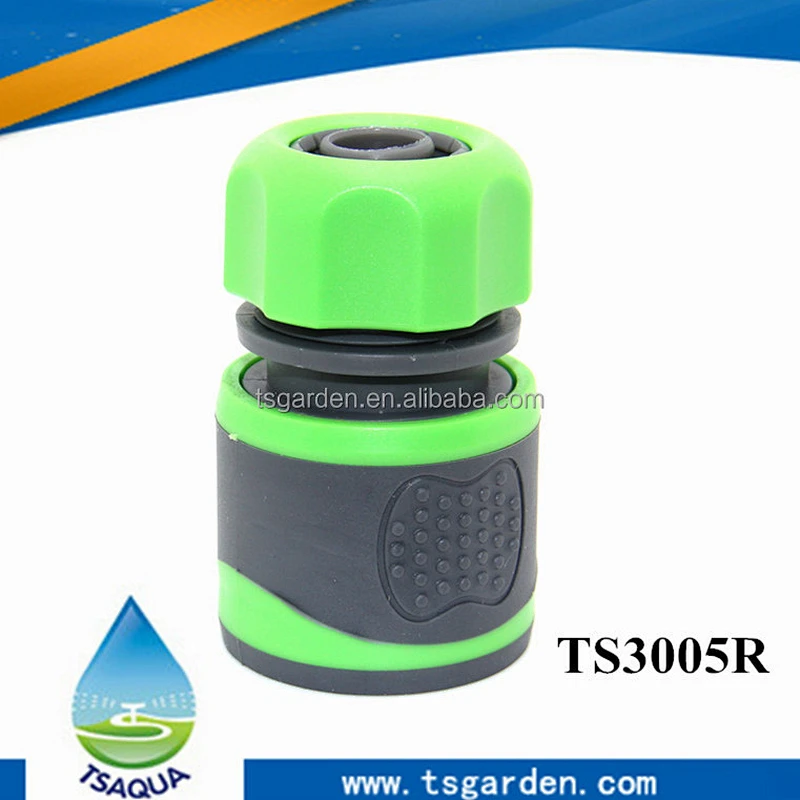 1/2'' comfort hose connector with soft grip with water stop