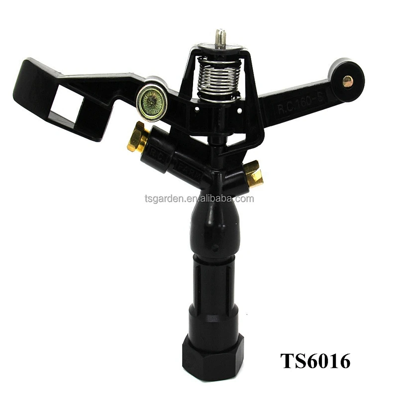 good quality 3/4' plastic nozzle water sprinkler for garden