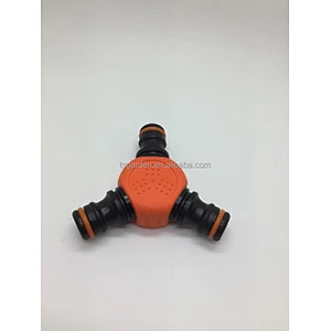 garden plastc 3 way hose connector