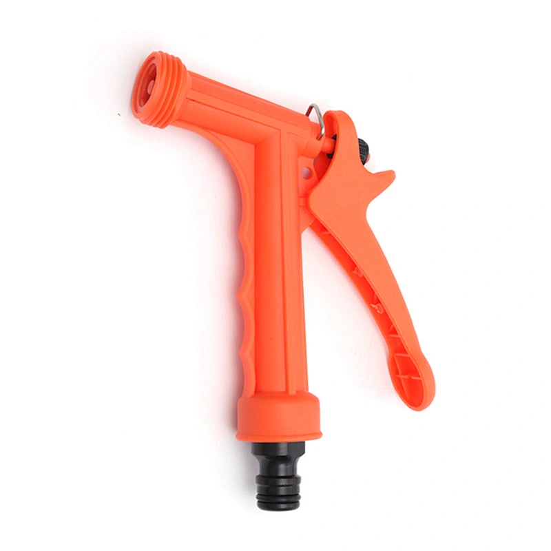 ABS Plastic Garden Adjustable Nozzle Water Spray Gun With Back Control Handle