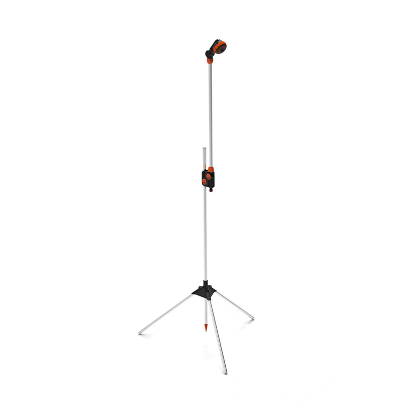 Outdoor Adjustable Height Tripod Water Spray Sprinkler Irrigation Stand