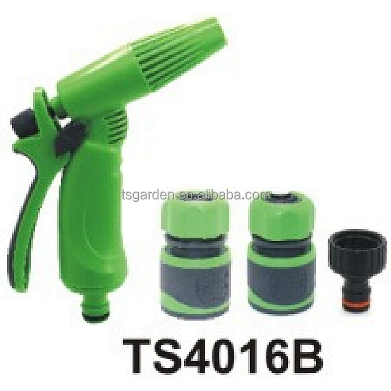 garden adjustable water plastic hose nozzle