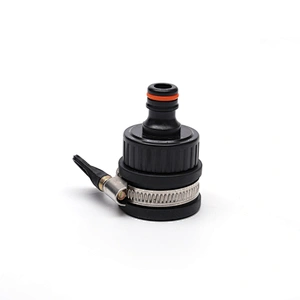 OEM ODM ABS Plastic Garden Round Tap Water Connector Adaptor