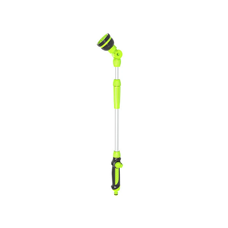 8 pattern telescopic watering wand irrigation adjustable soft rubber coated body insulated handle garden hose sprays water wand