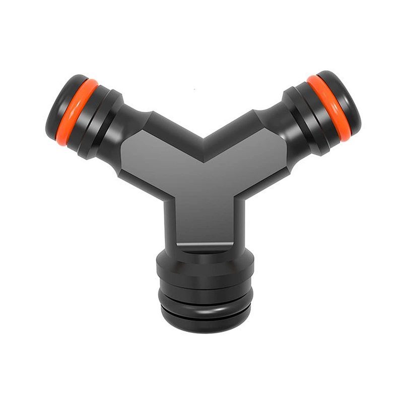 Plastic Garden High Flow Y Shaped Quick Hose Standard Water Connectors