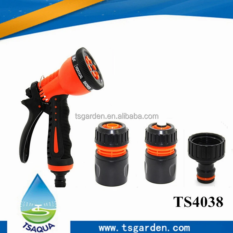 Garden water hose sprayer nozzle set car washing kit