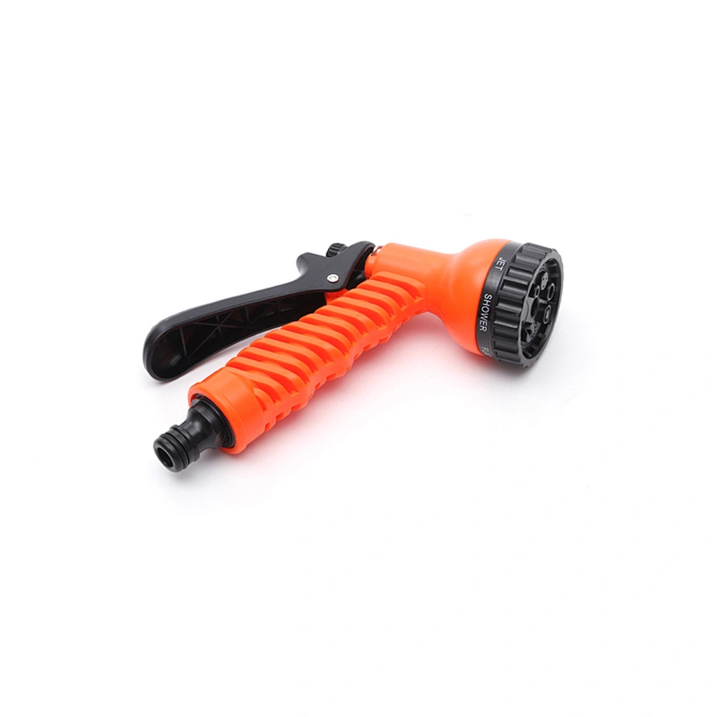 Garden Plastic 7 Pattern Trigger Water Nozzle Hose Spray Gun