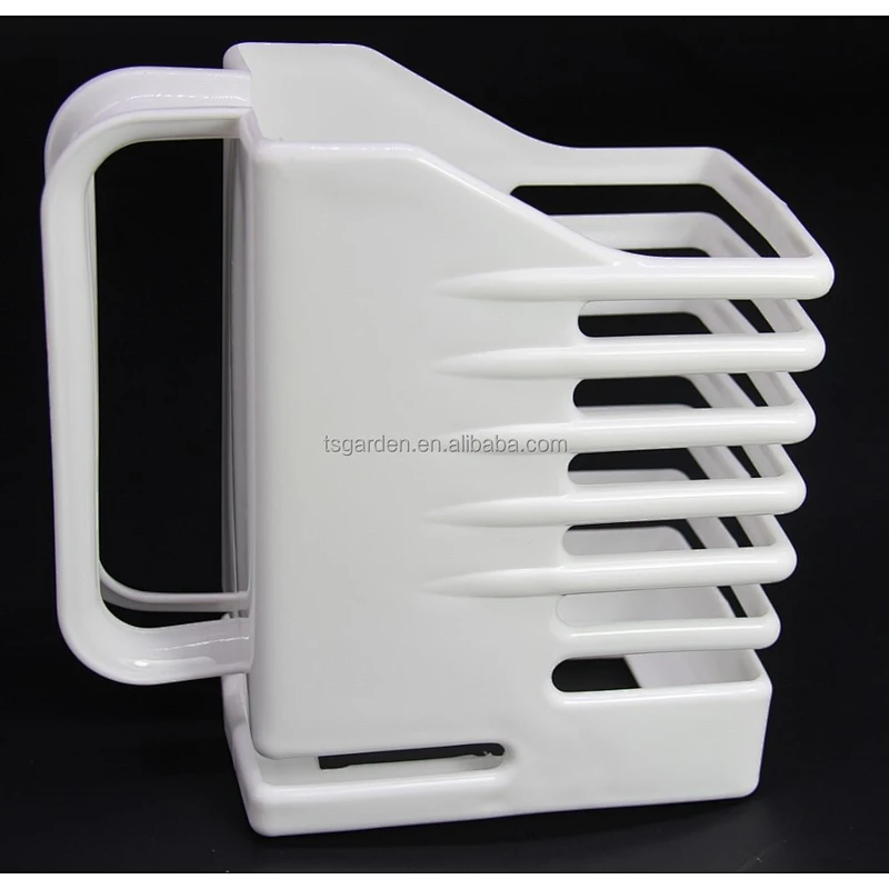 white plastic sauce bottle holder