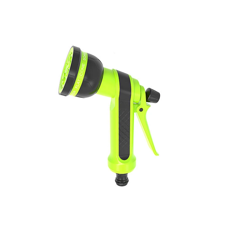 Garden ABS Plastic High Pressure 8 Functions Hose Nozzle Hand Water Sprayer Gun