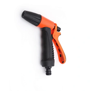 Plastic Back Trigger Garden Water Hose Nozzle Spray Gun With Soft Grip Handle