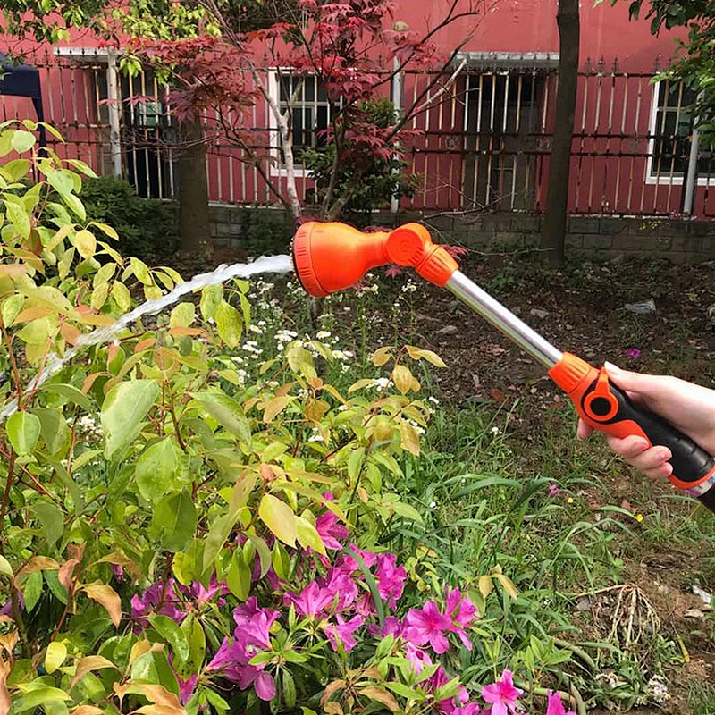 Lawn Irrigation Adjustable Nozzle Angle High Pressure Water Spray Gun Wand For Garden Hose