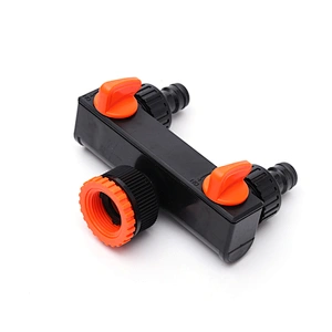 2 Way Garden Faucet Connector Hose Splitter Tap Adaptor For Water