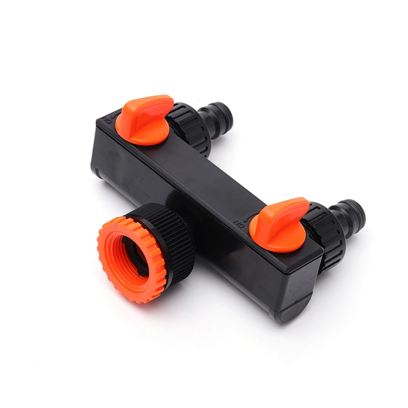 2 Way Garden Faucet Connector Hose Splitter Tap Adaptor For Water