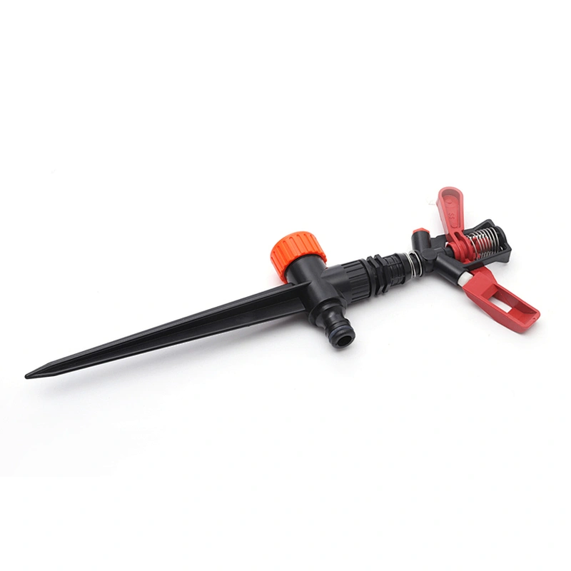 Garden Agriculture 1/2 Inch plastic Impact Sprinkler Watering Irrigation With Plastic Spike
