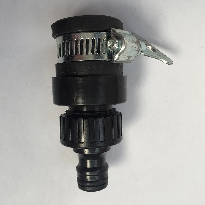 Round garden hose tap connector