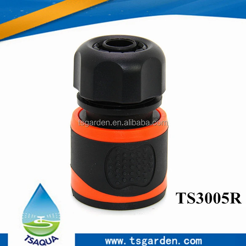 1/2'' comfort hose connector with soft grip with water stop