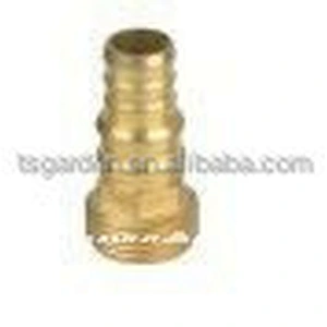 snap-on brass pipe fitting