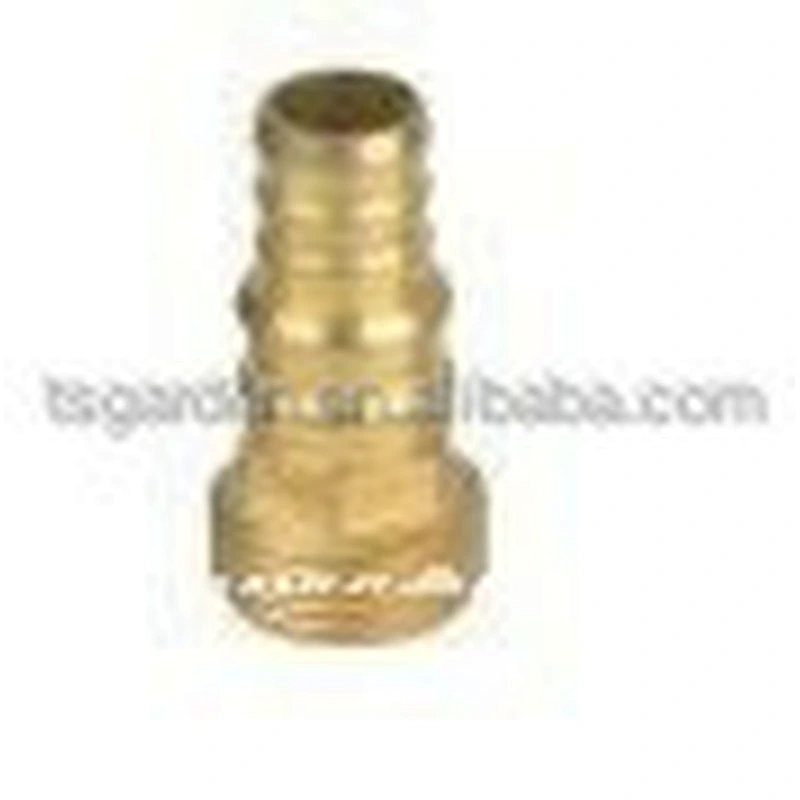 snap-on brass pipe fitting