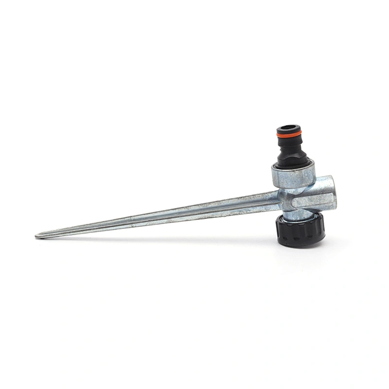Zinc Alloy Garden Lawn Irrigation Water Sprinkler With Spike