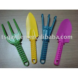 plastic mini garden tool set