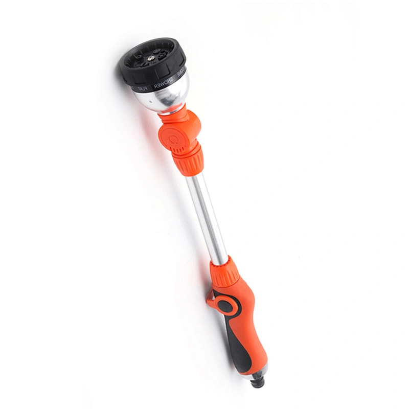 AL Plastic High Pressure Garden Lawn Irrigation 8 Functions Nozzle Water Spray Gun Wand