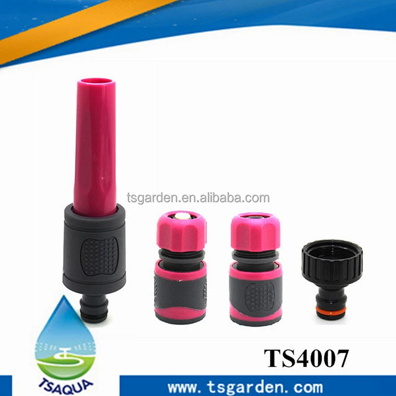 Professional 4pcs plastic garden quick hose connector set