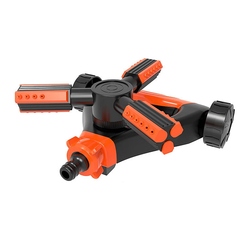 Garden Plastic 3 Arm 360 Degree Rotating Lawn Water Irrigation Sprinkler