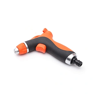 Twist Click Trigger Garden High Pressure Hose Zinc Metal Nozzle Water Spray Gun