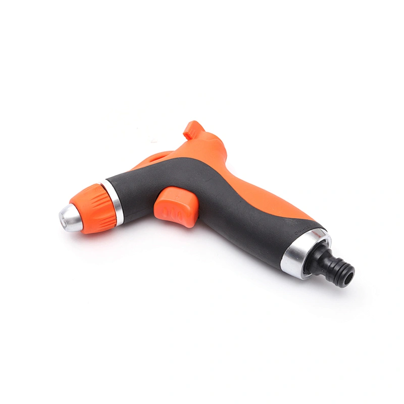 Twist Click Trigger Garden High Pressure Hose Zinc Metal Nozzle Water Spray Gun