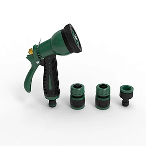 garden adjustable water plastic hose nozzle