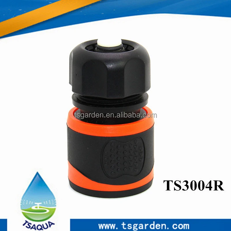 1/2'' comfort hose connector with soft grip with water stop