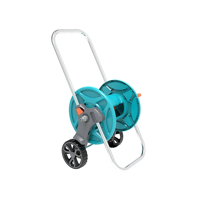 Hot Sale ABS Plastic Outdoor Garden Water Hose Reel Cart Trolley With 2 Wheels