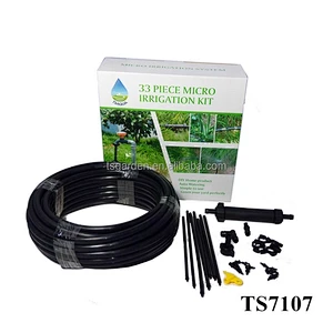 DIY automatic garden flower micro drip irrigation system