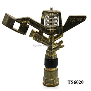 360 Gear Drive Zinc Alloy Rocker Rotary Impulse Water Agriculture Irrigation Brass Nozzle Sprinkler