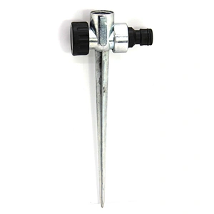 Zinc Alloy Garden Lawn Irrigation Water Sprinkler With Spike