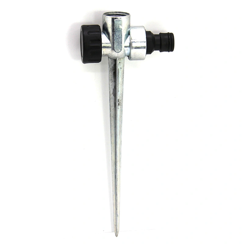 Zinc Alloy Garden Lawn Irrigation Water Sprinkler With Spike