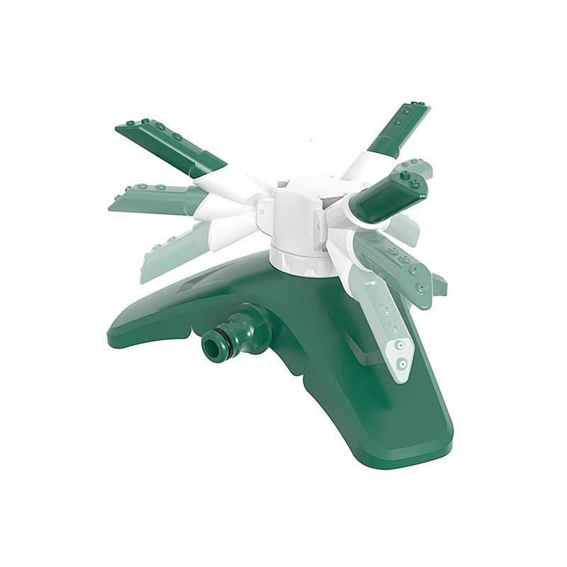 Lawn Sprinkler 3 Arms Automatic 360 Degree Rotating Irrigation Sprinkler Head System Garden Hose Sprinklers