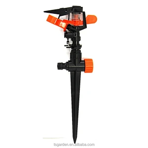 part or circle spray impulse sprinkler with spike