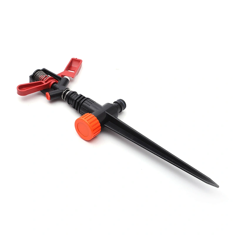 Garden Agriculture 1/2 Inch plastic Impact Sprinkler Watering Irrigation With Plastic Spike