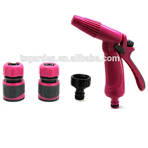 garden adjustable water plastic hose nozzle