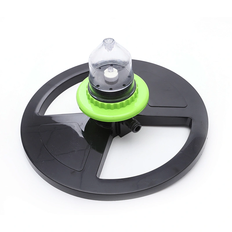 Garden Plastic Round Shape Based Water Irrigation Sprinkler With Hydroelectric Power Led