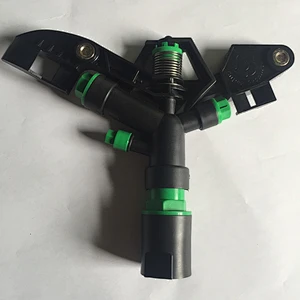 agricultural 3 way double shot field irrigation sprinkler