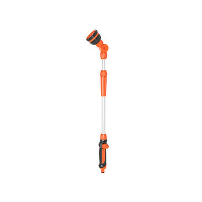 8 pattern telescopic watering wand irrigation adjustable soft rubber coated body insulated handle garden hose sprays water wand