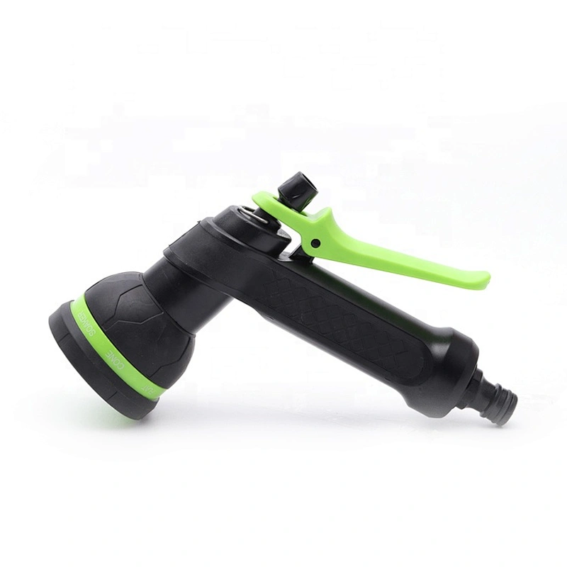 Garden ABS Plastic High Pressure 8 Functions Hose Nozzle Hand Water Sprayer Gun