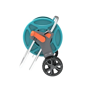 Hot Sale ABS Plastic Outdoor Garden Water Hose Reel Cart Trolley With 2 Wheels