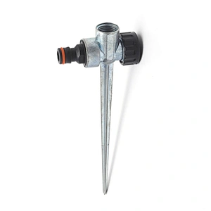Zinc Alloy Garden Lawn Irrigation Water Sprinkler With Spike