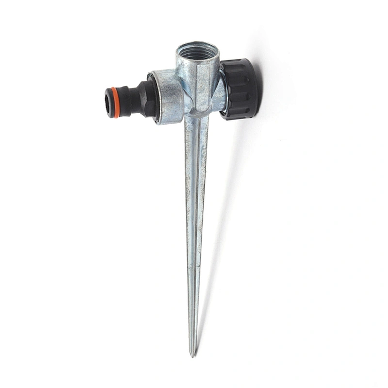 Zinc Alloy Garden Lawn Irrigation Water Sprinkler With Spike