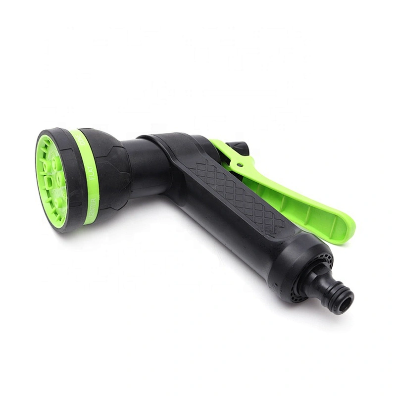Garden ABS Plastic High Pressure 8 Functions Hose Nozzle Hand Water Sprayer Gun